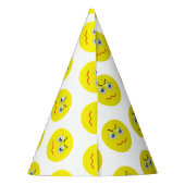 Chapeaux De Fètes Emoji Mad Grumé En Colère (Dos)