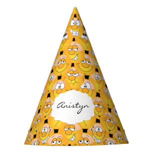 Chapeaux De Fètes Emoji 😊 Visages Jaunes Silencieux