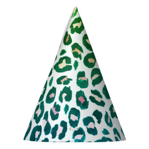 Chapeaux De Fètes Empreinte de léopard cheetah poster de animal