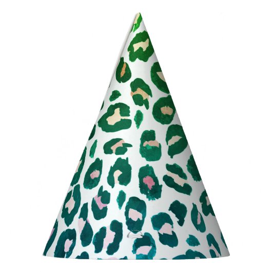 Chapeaux De Fètes Empreinte de léopard cheetah poster de animal (Gauche)