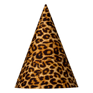 Chapeaux De Fètes Empreinte de léopard cheetah poster de animal