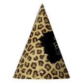 Chapeaux De Fètes Empreinte de léopard Joyeux Casquette de fête d'an (Gauche)