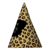 Chapeaux De Fètes Empreinte de léopard Joyeux Casquette de fête d'an (Droite)
