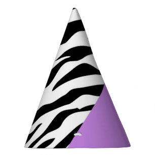 Chapeaux De Fètes Empreinte de léopard, Zebra Print, Poster de anima