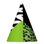 Chapeaux De Fètes Empreinte de léopard, Zebra Print, Poster de anima (Dos)