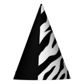 Chapeaux De Fètes Empreinte de léopard, Zebra Print, Poster de anima (Devant)
