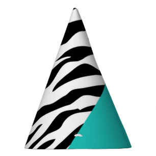 Chapeaux De Fètes Empreinte de léopard, Zebra Print, Poster de anima
