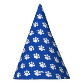 Chapeaux De Fètes Empreinte de patte - bleu (Droite)
