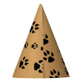 Chapeaux De Fètes Empreintes de pattes chiots (Dos)