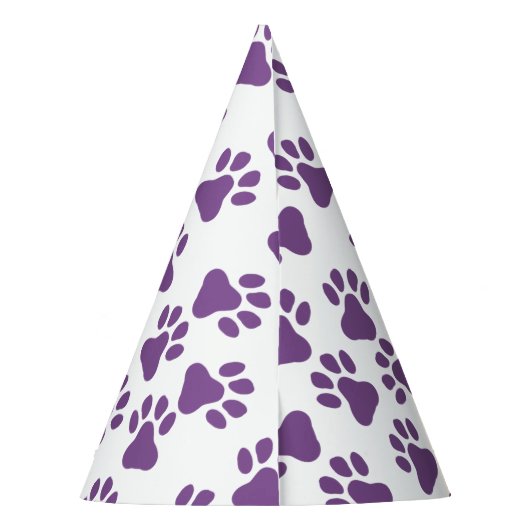 Chapeaux De Fètes Empreintes violettes (Dos)