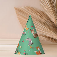 Enfant animal de bois mignon anniversaire