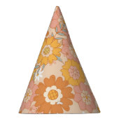 Chapeaux De Fètes Enfant super à fleurs rétro (Droite)