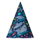 Chapeaux De Fètes Enfants D'Anniversaire Du Requin En Mer (Gauche)