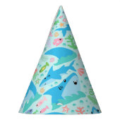 Chapeaux De Fètes Enfants D'Anniversaire Du Requin En Mer (Gauche)