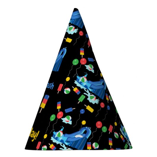 Chapeaux De Fètes Enfants en glissade d'été Splish Splash Anniversai (Droite)