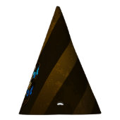 Chapeaux De Fètes Engrenages à vapeur et papillons bleus (Droite)