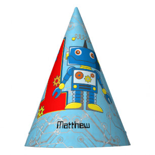 Chapeaux De Fètes Ęr anniversaire de robot