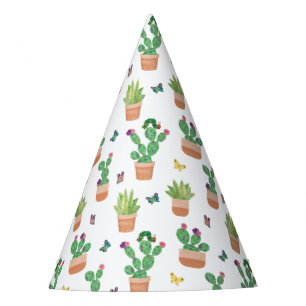 Chapeaux De Fètes Eric Carle Caterpillar, Cactus et Papillon Pa