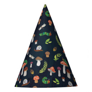 Chapeaux De Fètes Eric Carle   Motif Bugs et Champignons