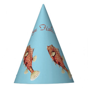 Chapeaux De Fètes Ernst Haeckel Coffre Nautique Rouge Faune Marine