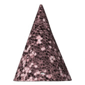 Chapeaux De Fètes Étincelles roses de parties scintillantes de Faux (Droite)