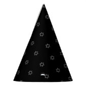 Chapeaux De Fètes Étoile d'argent 3D de David (Gauche)