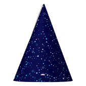 Chapeaux De Fètes Étoiles bleues 2 (Gauche)