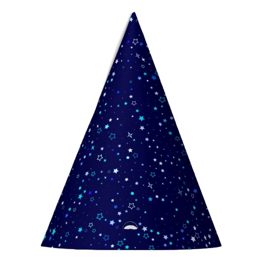 Chapeaux De Fètes Étoiles bleues 2 (Gauche)