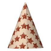 Chapeaux De Fètes étoiles de cuivre (Dos)