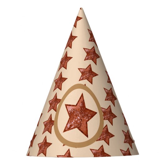 Chapeaux De Fètes étoiles de cuivre (Devant)