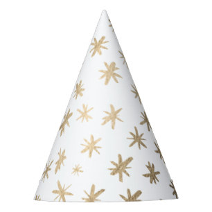 Chapeaux De Fètes étoiles métalliques - or