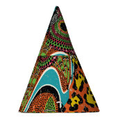 Chapeaux De Fètes Fabric africain : Patchwork d'animaux sauvages. (Droite)