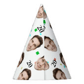 Chapeaux De Fètes Face personnalisée 20e 30e 40e 50e 60e 70e anniver (Dos)