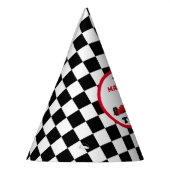 Chapeaux De Fètes Fast On Fast Race Car Boy Premier Anniversaire (Gauche)