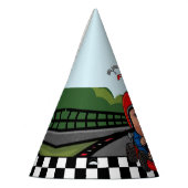 Chapeaux De Fètes Fast One | Custom Race Car Driver Photo Pit Crew (Gauche)