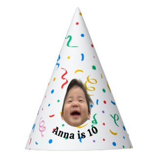 Chapeaux De Fètes Faveurs de fête personnalisées avec photo pour ann