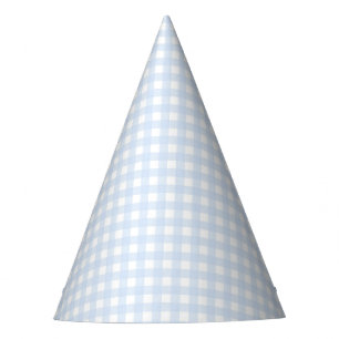 Chapeaux De Fètes Faye et Lauren Blue Pastel En vichy