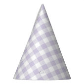 Chapeaux De Fètes Faye et Lauren Pastel Purple Plaid (Gauche)