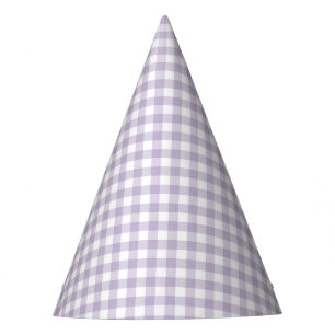 Chapeaux De Fètes Faye et Lauren Purple En vichy