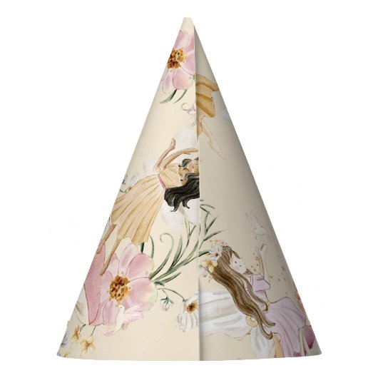 Chapeaux De Fètes Fées de Whimsical Fleur sauvage Meadow 1er anniver (Dos)