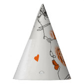 Chapeaux De Fètes Femme de mode : Lignes noires Graphiques (Gauche)