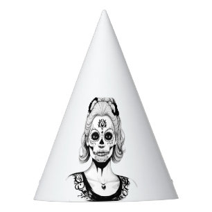 CHAPEAUX DE FÈTES FEMME SKULLHEAD