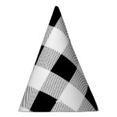 Chapeaux De Fètes ferme rustique fête de plaid de buffle blanc noir (Droite)