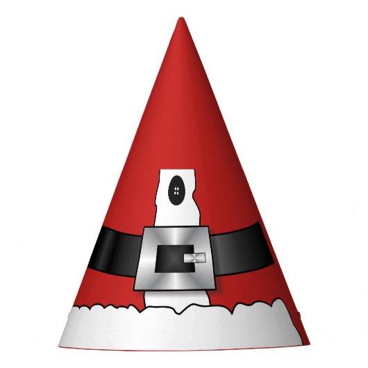 Chapeaux De Fètes Festif Retro noël costume rouge Santa Claus (Devant)