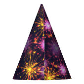 Chapeaux De Fètes Festive feux d'artifice des coeurs (Dos)