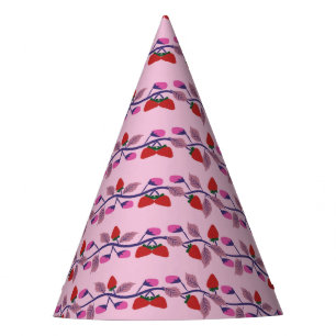 Chapeaux De Fètes Fête d'anniversaire aux fraises