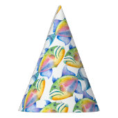 Chapeaux De Fètes Fête d'anniversaire Casquettes poissons tropicaux (Gauche)