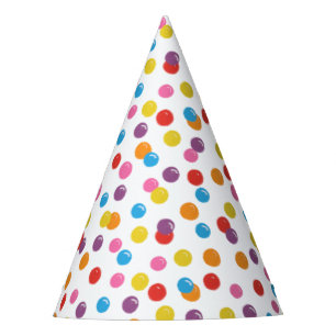 Chapeaux De Fètes Fête d'anniversaire colorée pour enfants avec bonb