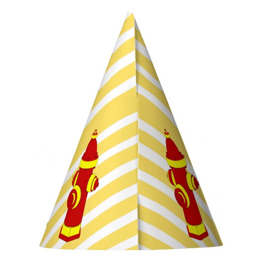 Chapeaux De Fètes Fête d'anniversaire de camion d'incendie personnal (Dos)