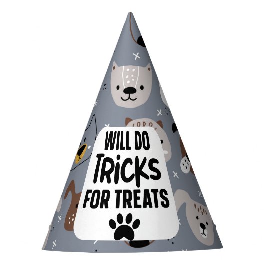 Chapeaux De Fètes Fête d'anniversaire de chien drôle mignonne (Devant)